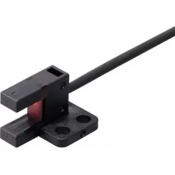 Sensor fotoelétrico em garfo Panasonic PM-F45-P, tipo F, 5–24 V DC, comutação clara/escura