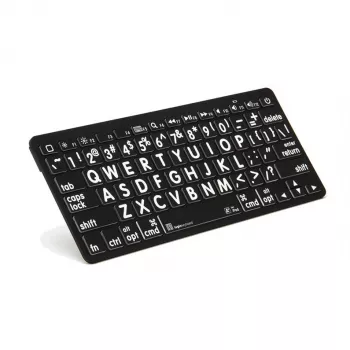 Teclado Logickeyboard LKB-LPWB-BTON-DE Universal Bluetooth QWERTZ alemão preto