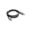 Cabo DisplayPort(M)-HDMI(M) 1 m 4K preto e prateado