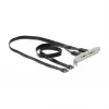 Chapa de slot DeLOCK 89935 com 2 x conectores USB Type-C