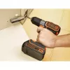 Berbequim Black & Decker ASD18K-QW, sem chave, 1,5 Ah, preto/laranja