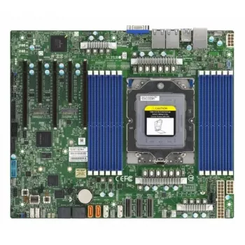 Supermicro - Placa-mãe MBD-H13SSL-N-B, AMD, Socket SP5, AMD EPYC 9004, Socket SP5, DDR5-SDRAM, máx. 3 TB DDR5 DIMM SATA 6 GB/s Gráfica USB 3.1 USB 3.0 USB 3.0 RJ-45 VGA PCI-Express