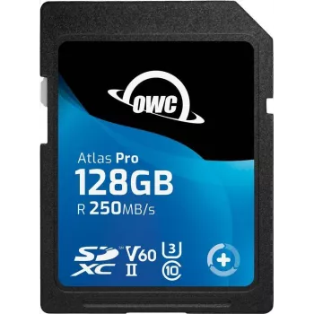 Cartão de memória OWC Atlas Pro 128GB SDXC UHS-II V60 - SD com capacidade alargada (SDXC)