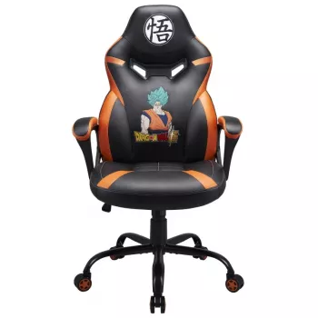 Cadeira gaming para PC Subsonic SA5573-D4 assento acolchoado preto laranja