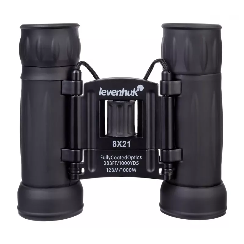 Binóculos Levenhuk Atom 8x21 prisma de telhado preto ampliação 8x