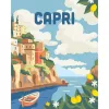 Conjunto de pintura Ravensburger CreArt Capri – conjunto de pintura em tela da Ravensburger