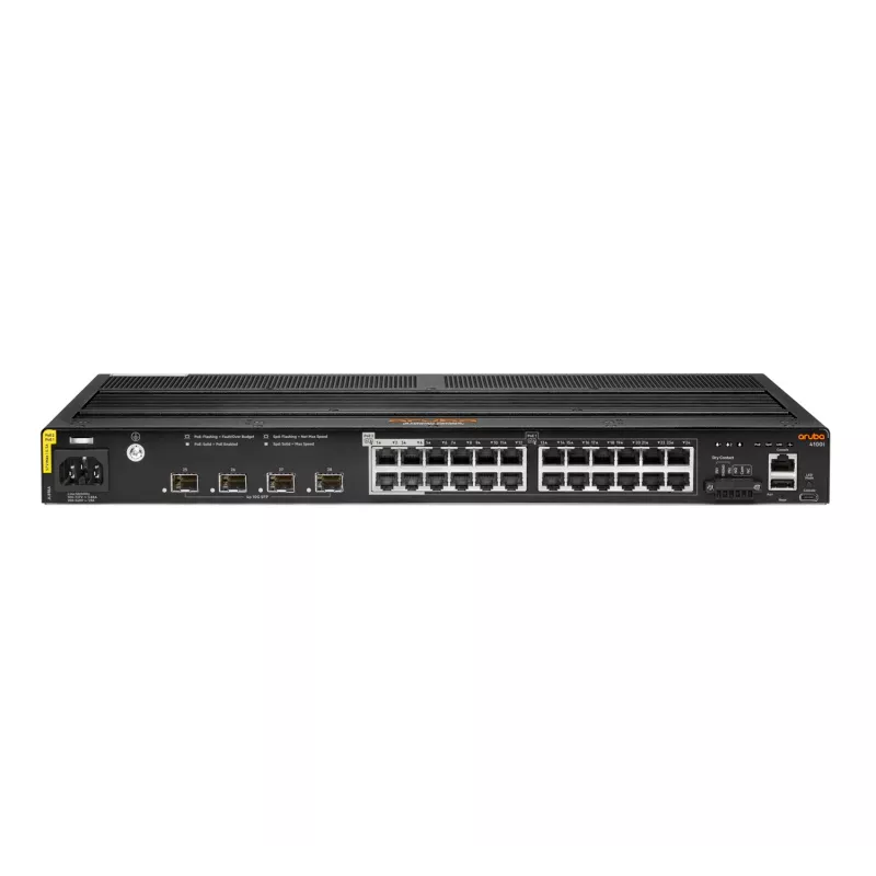 HPE - Aruba 4100i - switch - 20 x 10/100/1000 (PoE classe 4) + 4 x 10/100/1000 (PoE classe 6) + 4 x SFP+ PoE classe 4 / PoE classe 6