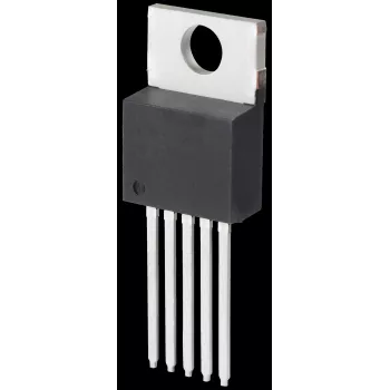 Regulador de tensão redutor Texas Instruments LM2575 HVT-5.0, saída fixa de 5,0 V, entrada 4–60 V, caixa SO-220-5