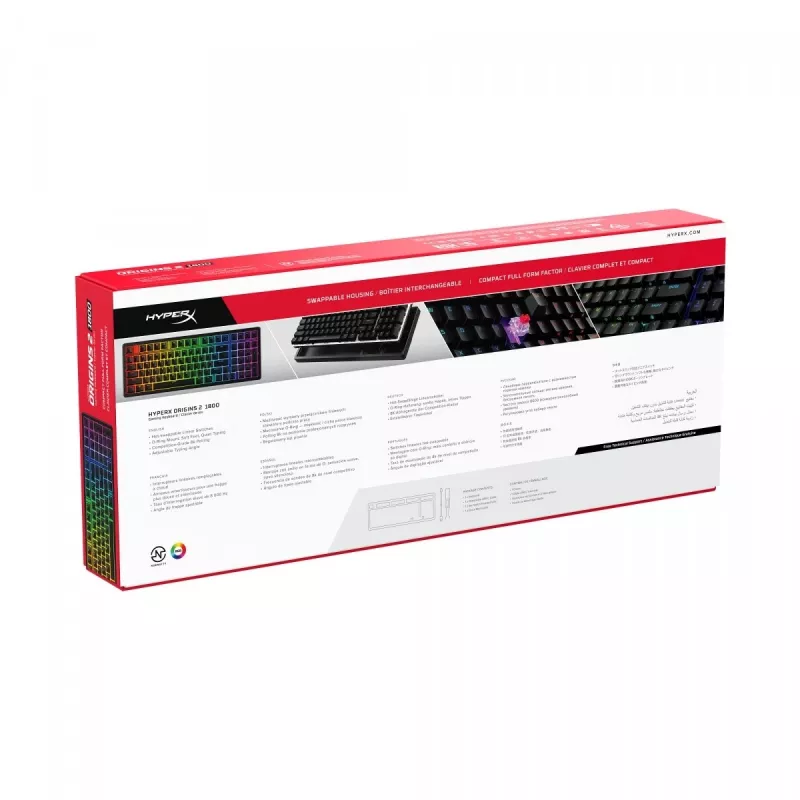 HyperX Origins 2 1800 Teclado preto