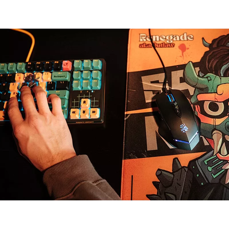 Rato Gaming A4Tech Bloody V8m MAX RGB USB 10000 DPI