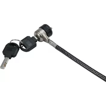 Cadeado de cabo de segurança EUROLITE KG-180S para fixação de equipamentos com chave