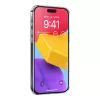 Capa protetora Torras Ostand Pro para iPhone 16 Plus, transparente ajuste fino, TPU/PC