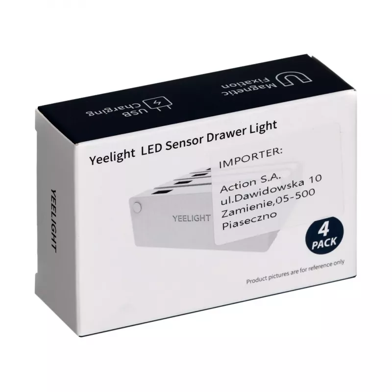 Luz de gaveta com sensor Yeelight YLCTD001-4pc LED com sensor de movimento (4 unid.)