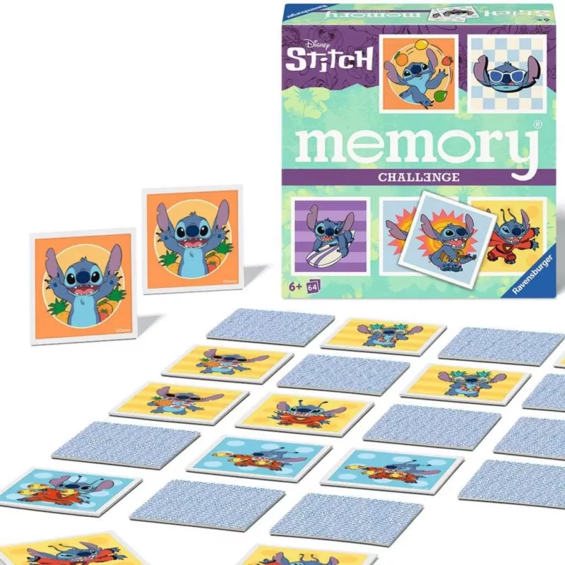 Challenge memory Disney Stitch, jogo de memória
