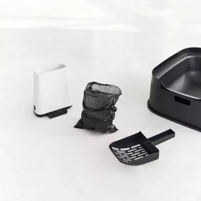 Louça descartável de plástico Rotho BIALA 64 unid. preto — plástico, 64 unid., preto