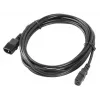 Cabo de alimentação Lanberg C13-C14 VDE, 5 m distribuidor de energia (ca-c13e-11cc-0050-bk)