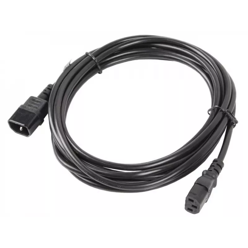 Cabo de alimentação Lanberg C13-C14 VDE, 5 m distribuidor de energia (ca-c13e-11cc-0050-bk)
