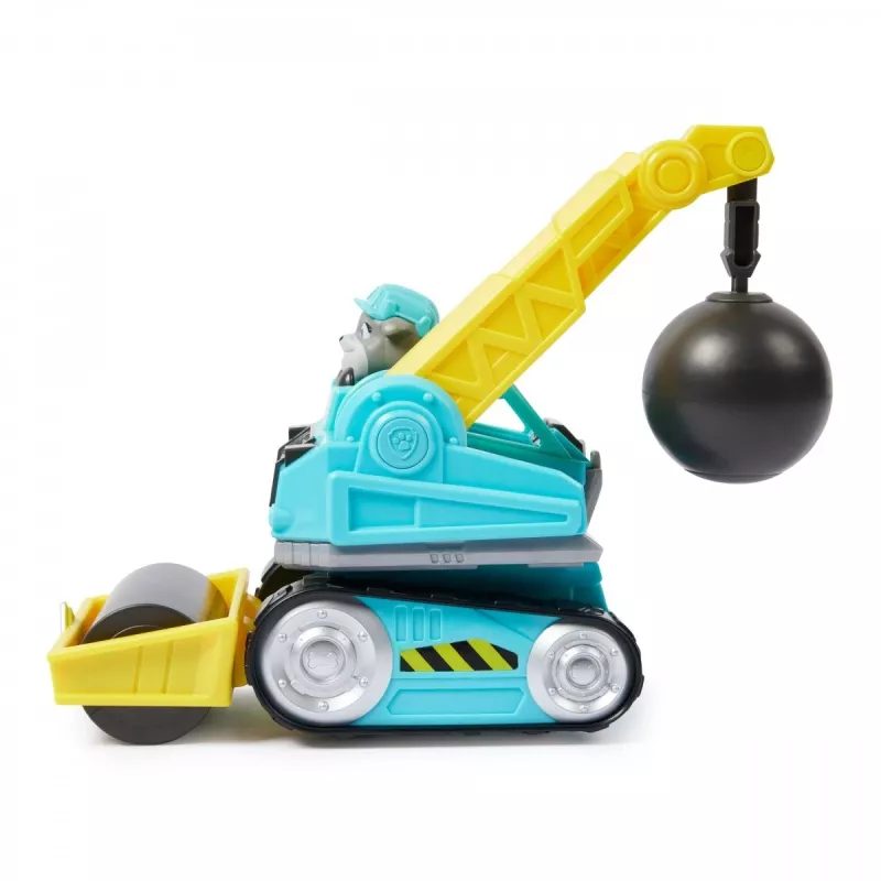 Camião Wrecking Ball Rubble & Crew Motor 3+ anos plástico preto azul amarelo