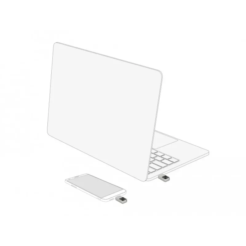 Pen drive DeLOCK 64 GB USB-C 3.2 Gen 1 Mini caixa de metal