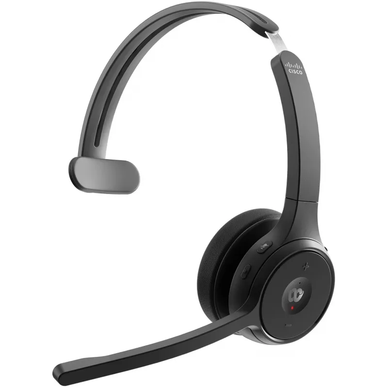 721 Headset sem fios único ON-EAR USB-A BUNDLE-CARBON Preto