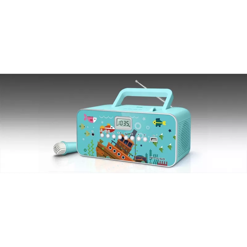 Sistema estéreo portátil Muse M-29KB
