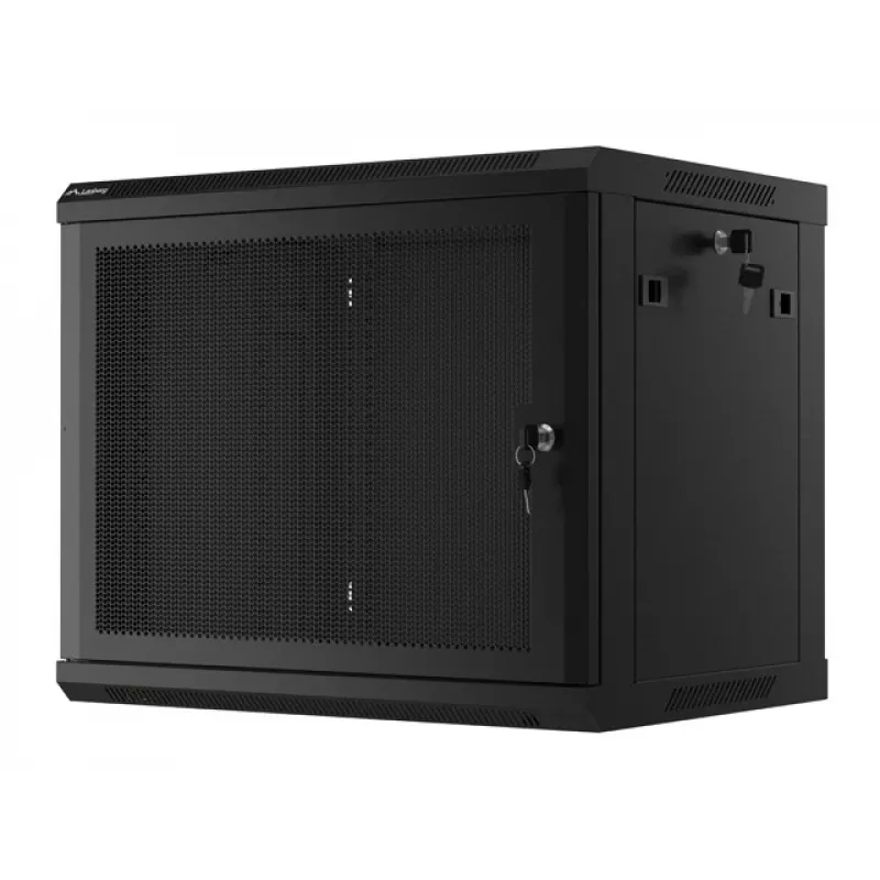 Armário de parede LANBERG WF01-6409-23B 9U, 60 kg, IP20, 600×450×512 mm, preto