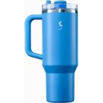 Copo térmico Lurch DE55240979 1,2 L parede dupla aço inoxidável, azul