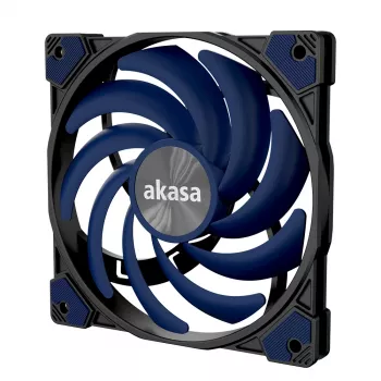 Ventoinha Akasa Alucia XS12 120 mm preta azul 700-2000 RPM HDB