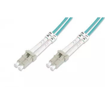 Cabo de patch de fibra ótica Digitus OM3 LC/LC 20m