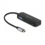 Adaptador DeLOCK USB Type-C para VGA HDMI DisplayPort 4K 60 Hz