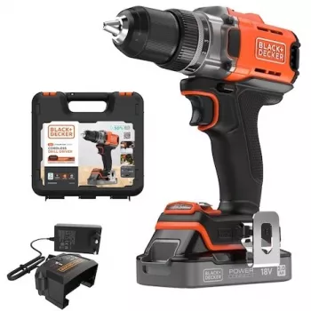 Berbequim aparafusador sem fio Black & Decker BCD382D1XK 18V bateria 2Ah