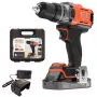 Black & Decker BCD382D1XK berbequim aparafusador sem fios, 18 V, bateria de 2 Ah