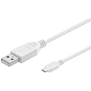 Cabo USB Microconnect USBABMICRO5W USB 2.0 5 m USB A Micro-USB B branco