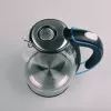 Chaleira Maestro MR-054, 1,7 l, 2200 W, caixa de vidro, retroiluminação azul, resistência oculta