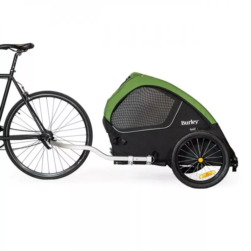 Transportadora para cães BURLEY Tail Wagon BU-947108 — transportadora macia para cães, preto/verde