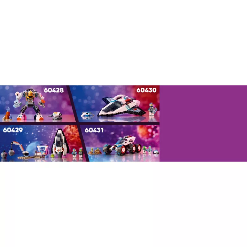 LEGO City 60430 Nave espacial interestelar, conjunto de construção, 240 peças, 1 minifigura, a partir dos 6 anos
