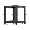 Caixa rack LANBERG Open Rack OR01-6112-B 12U 600x600 ajustável preto