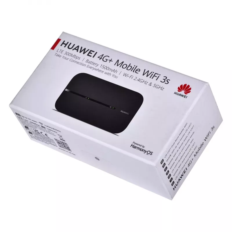 Router sem fios Huawei 4G Mobile WiFi 3 dual-band (2,4 GHz / 5 GHz) preto
