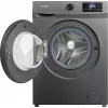 BOMANN WA 7185 máquina de lavar roupa de carga frontal, 8 kg, 1400 rpm, titânio/preto