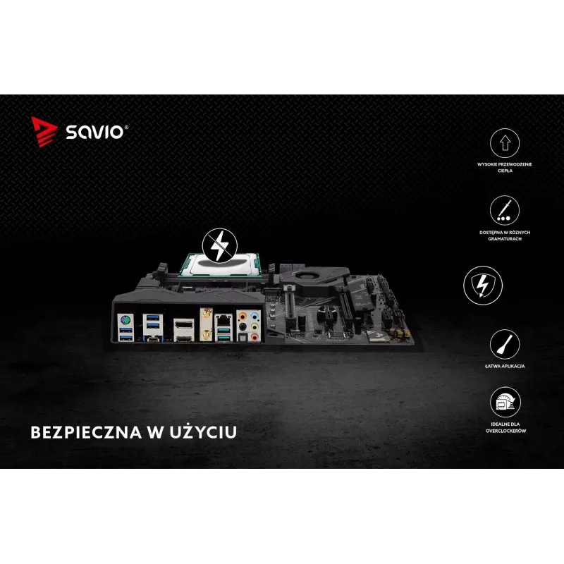 Pasta térmica Savio TG-04 para dissipadores