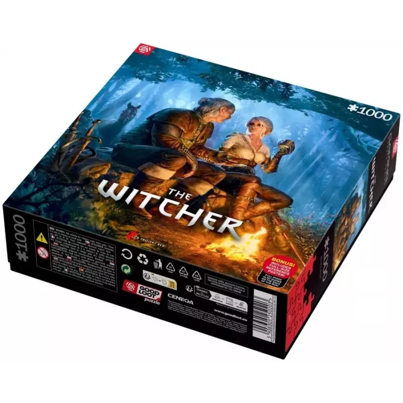 Puzzle Good Loot Gaming: The Witcher Viagem de Ciri, 1000 peças
