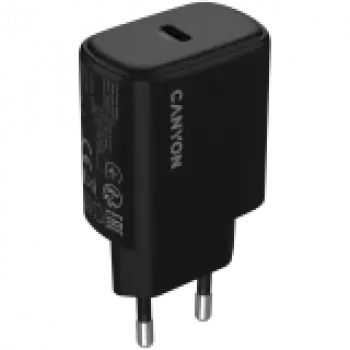 Carregador CANYON OnCharge 200 20W 1xPD EU Preto