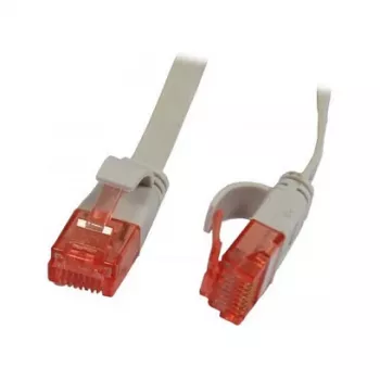 Cabo de rede RJ45 – CAT6 250 MHz – 3 m cinzento – UTP (U/UTP) – PVC – Plano – Synergy 21 –
