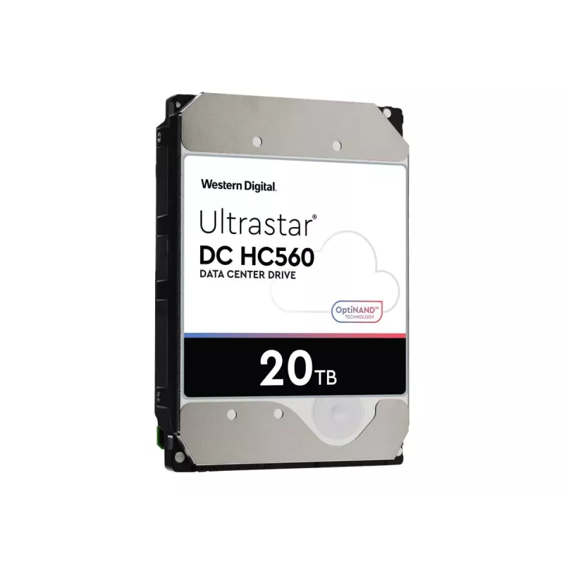WD Ultrastar DC HC560 - Disco rígido - 20TB - interno - 3.5 (8,9 cm) - SATA 6Gb/s - 7200 rpm - Memória intermédia: 512MB (0F38785)