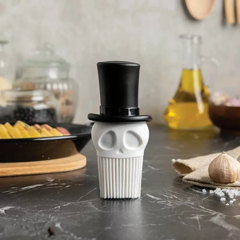 Ototo Design Skull Brush pincel de cozinha em silicone