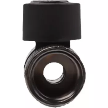 Alphacool válvula de esfera de 2 vias G1/4 - preto níquel (17354)