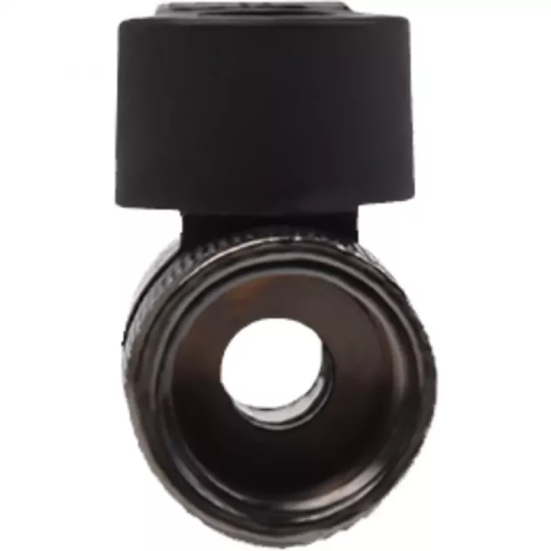 Alphacool válvula de esfera de 2 vias G1/4 - preto níquel (17354)