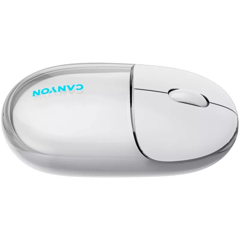 Rato CANYON OnClick 24 BT/ sem fios transparente/branco