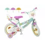 Bicicleta infantil Toimsa 12” Swinka Peppa verde – roda de 12 polegadas, transmissão de entrada, compatível com rodinhas