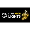 Luz néon decorativa MANTA SNL01WHT – design claro e colorido, iluminação de destaque de parede